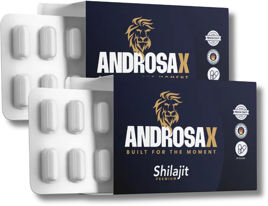 Androsax Shilajit two packs
